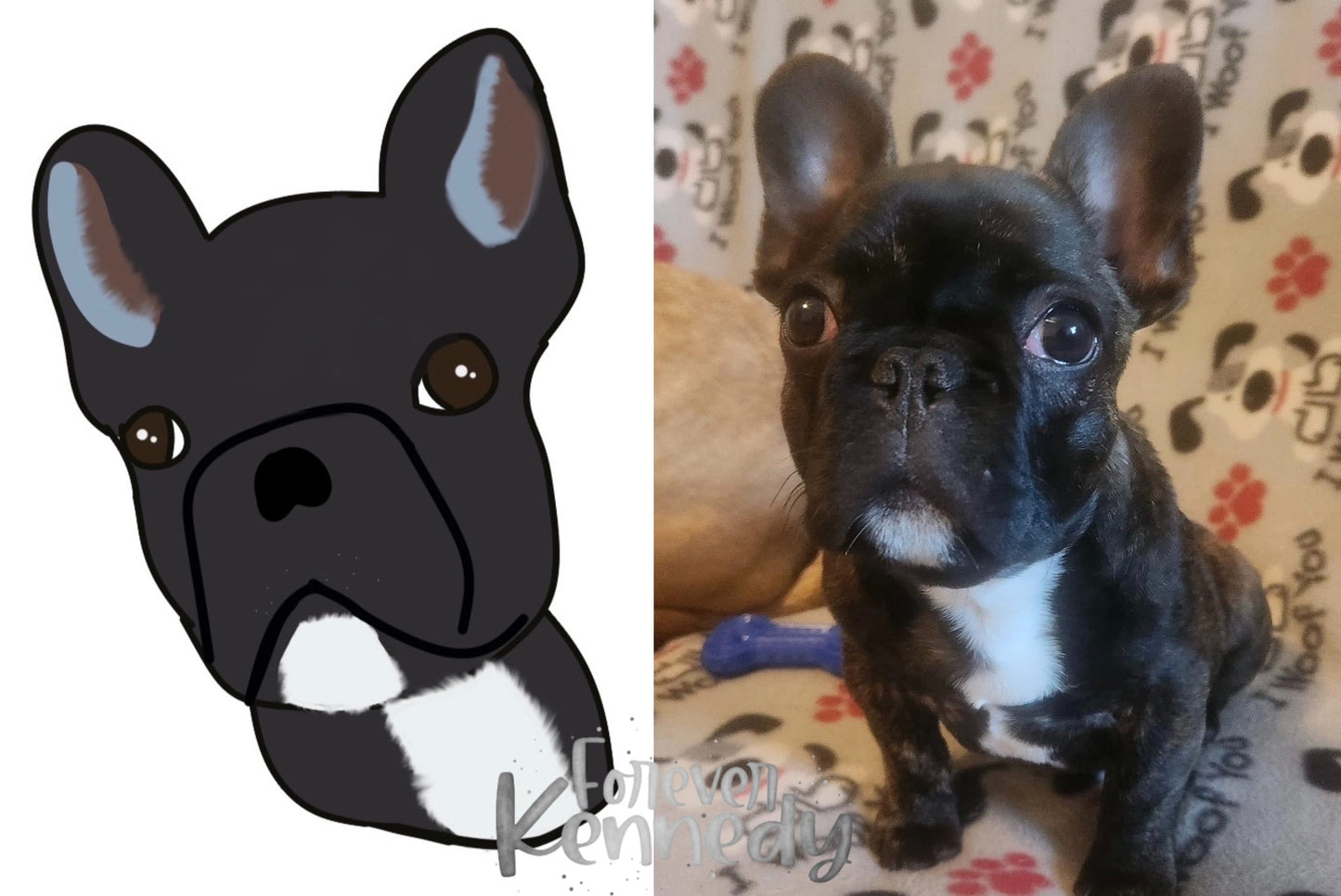 (MTO) Kenzie / Custom Digital Pet Drawing