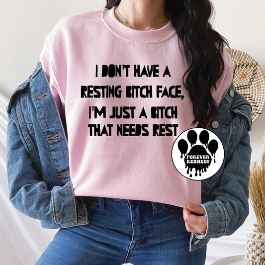 (MTO) Pick your Apparel: Resting bitch face