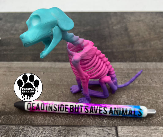 (PO) Custom Epoxy Pen/Alcohol Ink: Dead inside but saves animals