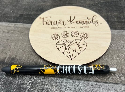 (PO) Epoxy Pen: Sunflowers