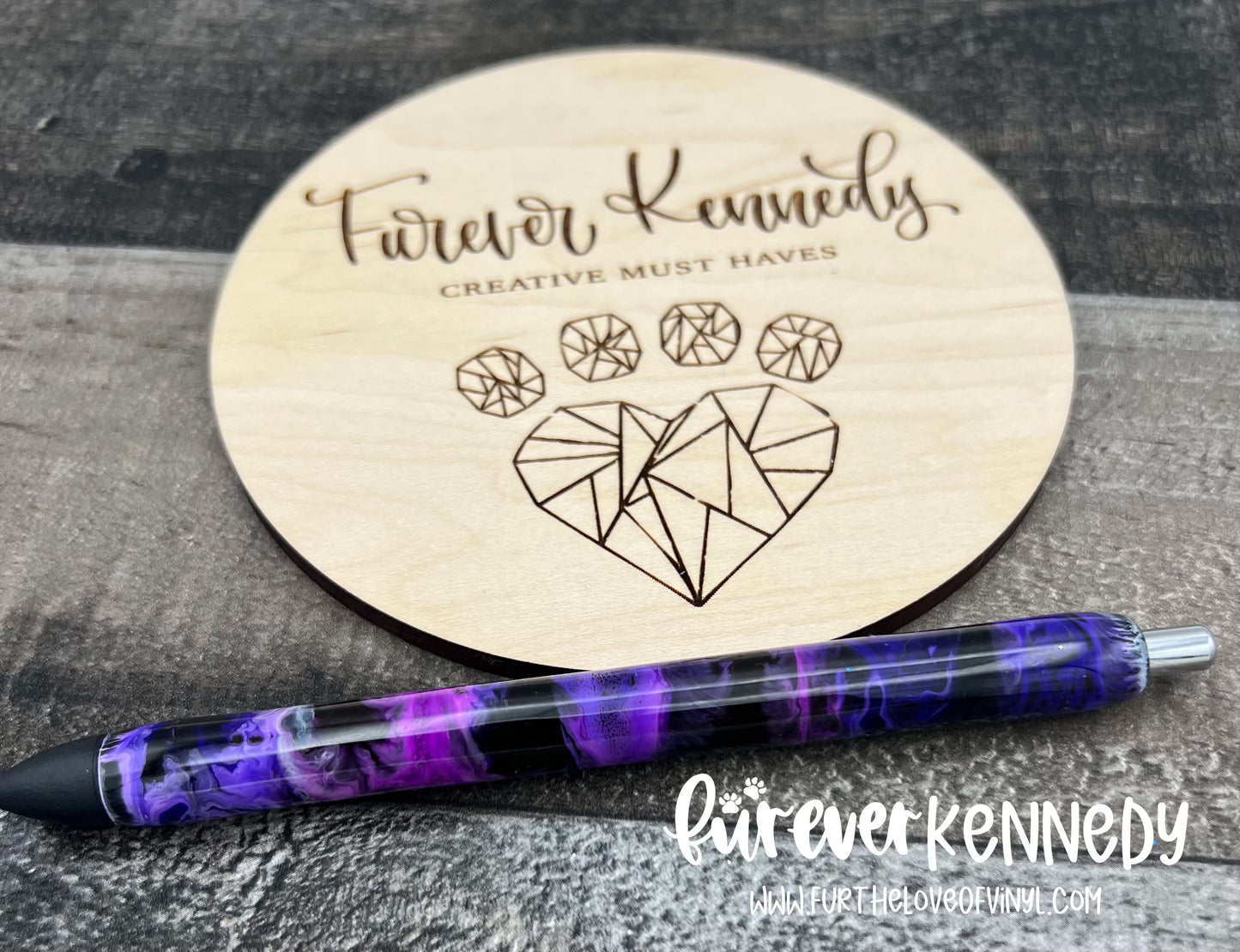 PO) Custom Epoxy Pen: Glitter – Furever Kennedy