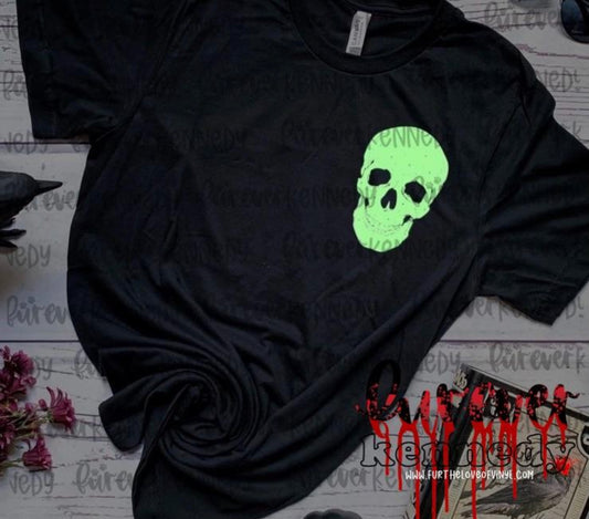 (MTO) Apparel: Skull Pocket (GLOW IN THE DARK)