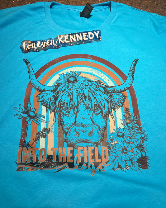 (MTO) Pick your Apparel: Farm / Highland cow into the field