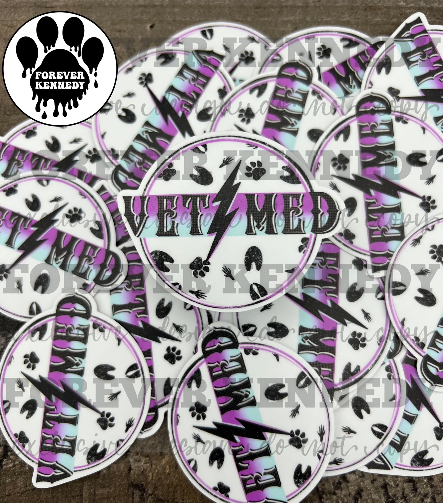 (RTS) Vinyl Sticker: EXCLUSIVE / Veterinary Bolt