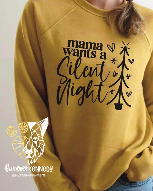 (MTO) Apparel: Mama wants a silent night