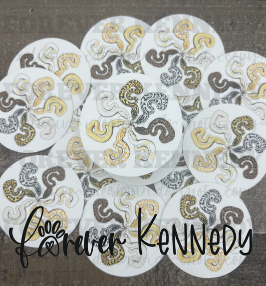 (RTS) Vinyl Sticker: EXCLUSIVE / Snake Spiral