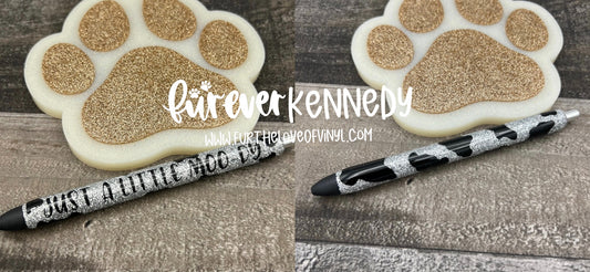 (PO) Epoxy Pen: Cow / Just a little moo-dy