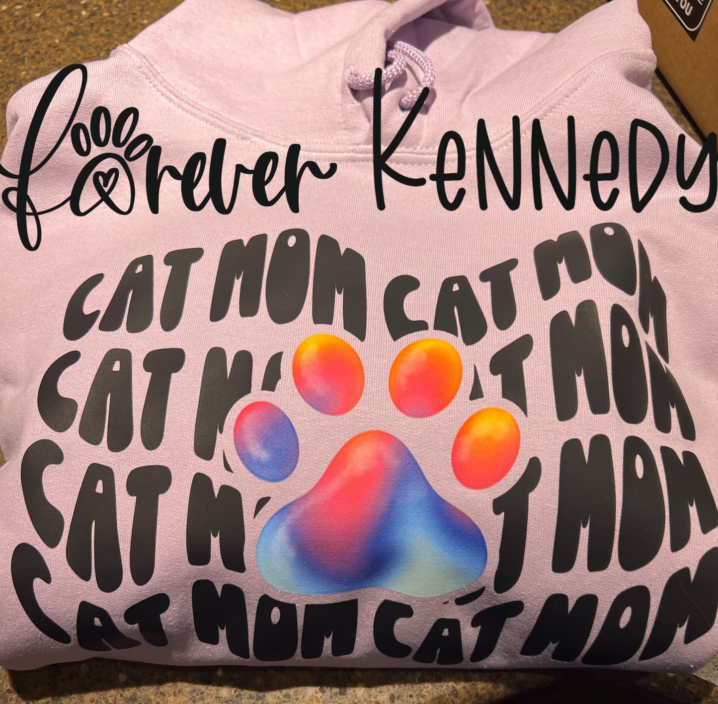 (MTO) Pick your Apparel: Cat Mom (Wavy)